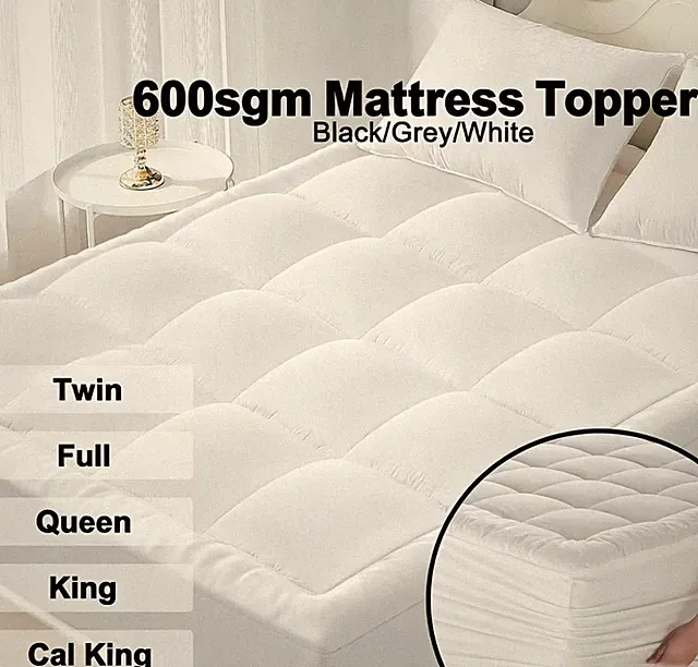 3D Fill King Mattress Cover Pad Protector Ultra Plush Breathable Fitted Topper
