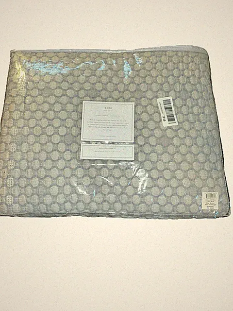 NEW Annie Selke LUXE Collection Blue Lodi 100% Cotton Matelasse Coverlet Queen